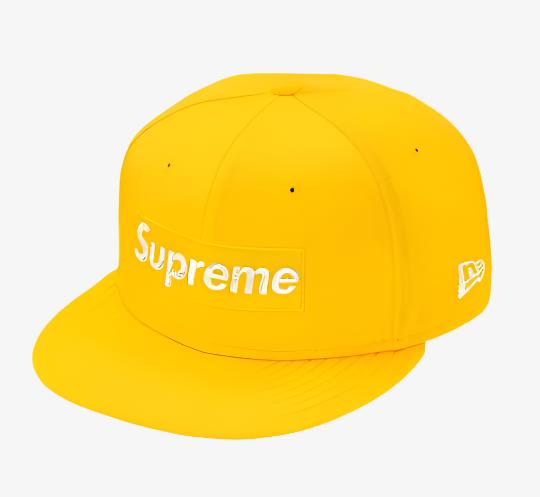 Supreme x New Era Fitted Hat '$1M Metallic Boc Logo' Yellow (SS20) - SOLE SERIOUSS (1)