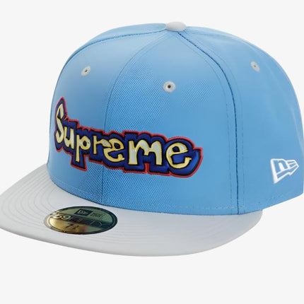 Supreme x New Era Fitted Hat 'Gonz Logo' Light Blue (SS21) - SOLE SERIOUSS (1)