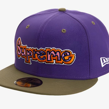 Supreme x New Era Fitted Hat 'Gonz Logo' Purple (SS21) - SOLE SERIOUSS (1)