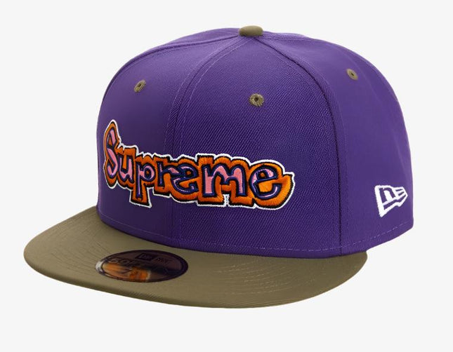 Supreme x New Era Fitted Hat 'Gonz Logo' Purple (SS21) - SOLE SERIOUSS (1)