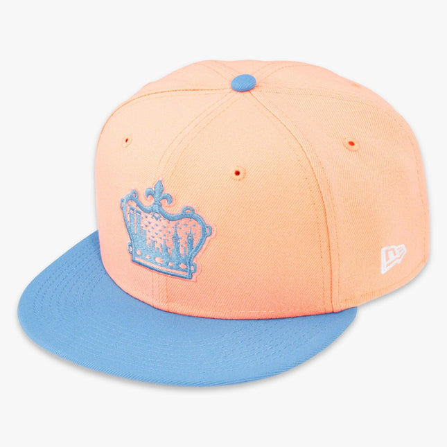 Supreme x New Era Fitted Hat 'King of New York' Peach SS23 - SOLE SERIOUSS (1)