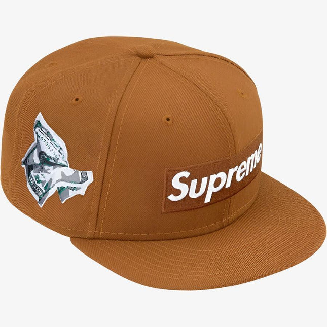 Supreme x New Era Fitted Hat 'Money Box Logo' Brown (FW22) - SOLE SERIOUSS (1)