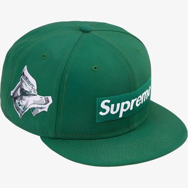 Supreme x New Era Fitted Hat 'Money Box Logo' Dark Green (FW22) - SOLE SERIOUSS (1)