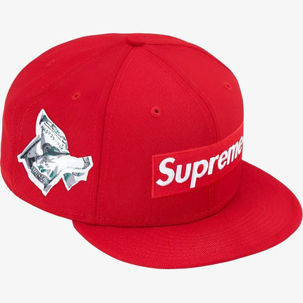 Supreme x New Era Fitted Hat 'Money Box Logo' Red (FW22) - SOLE SERIOUSS (1)