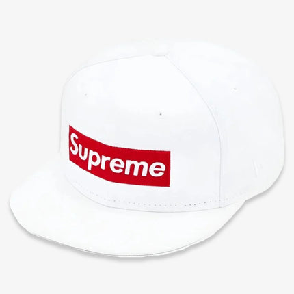 Supreme x New Era Fitted Hat 'Money Box Logo' White (FW22) | SOLE SERIOUSS [2]