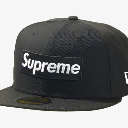 Supreme x New Era Fitted Hat 'No Comp Box Logo' Black (FW21) - SOLE SERIOUSS (1)