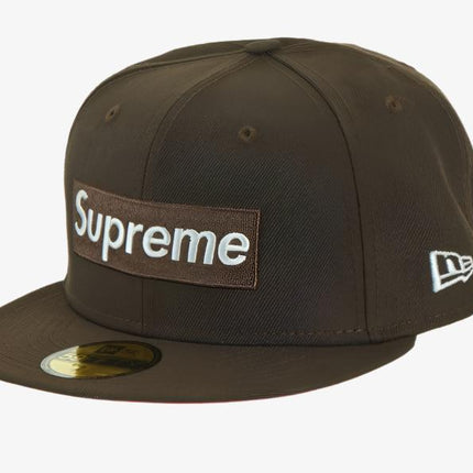 Supreme x New Era Fitted Hat 'No Comp Box Logo' Brown (FW21) - SOLE SERIOUSS (1)