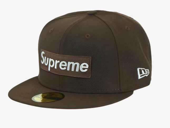 Supreme x New Era Fitted Hat 'No Comp Box Logo' Brown (FW21) - SOLE SERIOUSS (1)