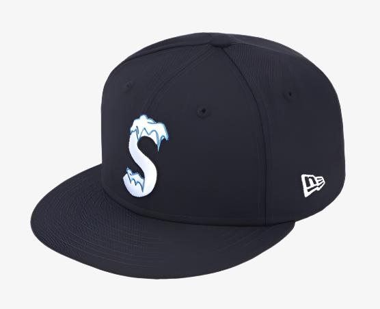 Supreme x New Era Fitted Hat 'S Logo' Navy (FW20) - SOLE SERIOUSS (1)