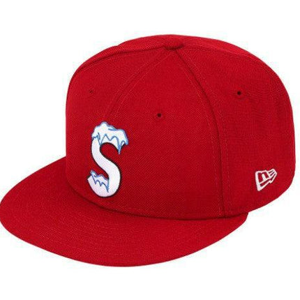 Supreme x New Era Fitted Hat 'S Logo' Red FW20 - SOLE SERIOUSS (1)
