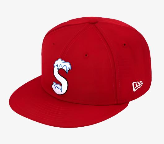 Supreme x New Era Fitted Hat 'S Logo' Red (FW20) - SOLE SERIOUSS (1)