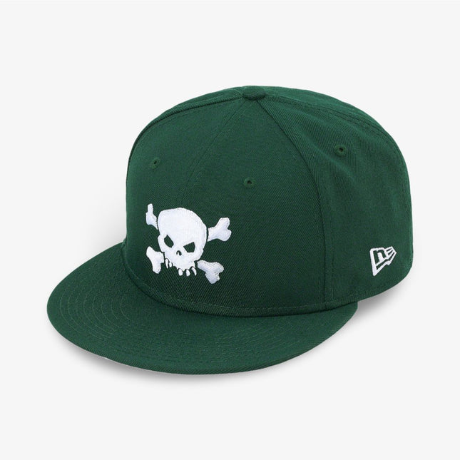 Supreme x New Era Fitted Hat 'Skull' Green (SS21) - SOLE SERIOUSS (1)