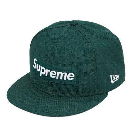 Supreme x New Era Fitted Hat 'World Famous Box Logo' Dark Green FW20 - SOLE SERIOUSS (1)