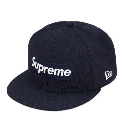 Supreme x New Era Fitted Hat 'World Famous Box Logo' Navy FW20 - SOLE SERIOUSS (1)