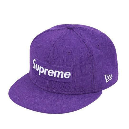 Supreme x New Era Fitted Hat 'World Famous Box Logo' Purple FW20 - SOLE SERIOUSS (1)