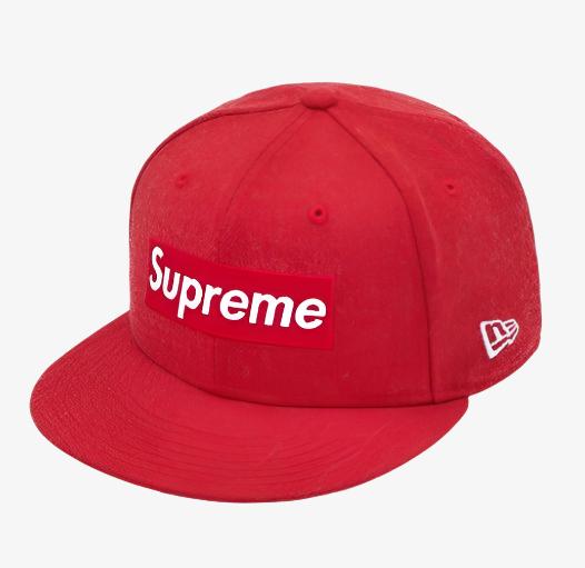 Supreme x New Era Fitted Hat 'World Famous Box Logo' Red (FW20) - SOLE SERIOUSS (1)