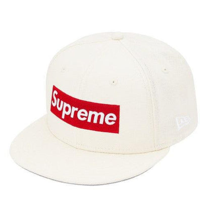 Supreme x New Era Fitted Hat 'World Famous Box Logo' White FW20 - SOLE SERIOUSS (1)