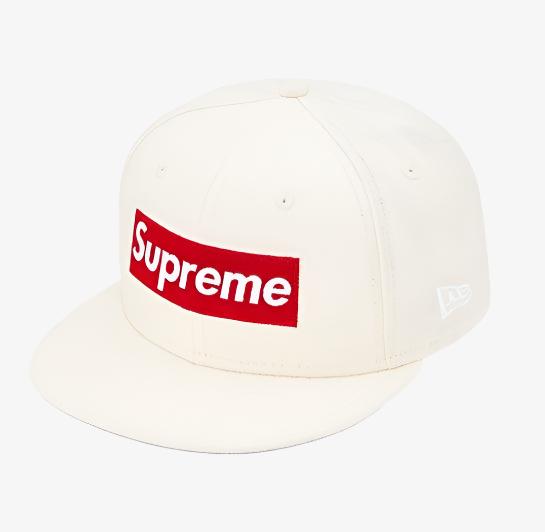 Supreme x New Era Fitted Hat 'World Famous Box Logo' White (FW20) - SOLE SERIOUSS (1)