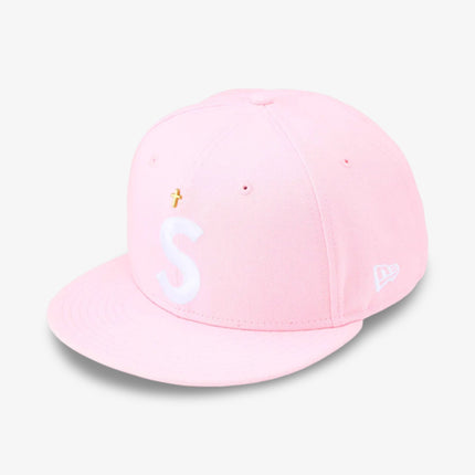 Supreme x New Era 'Gold Cross S Logo' Fitted Hat Pink (SS24) - SOLE SERIOUSS (1)