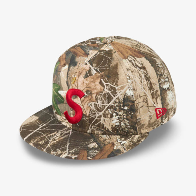 Supreme x New Era 'Gold Cross S Logo' Fitted Hat Realtree Camo (SS24) - SOLE SERIOUSS (1)