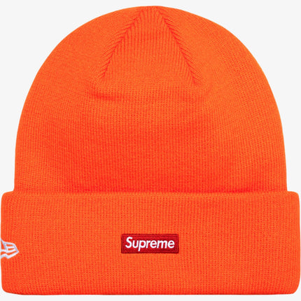 Supreme x New Era 'S Logo' Beanie Orange (FW24) - SOLE SERIOUSS (2)