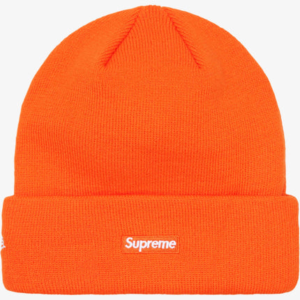 Supreme x New Era Script Beanie Orange (FW24) - SOLE SERIOUSS (2)