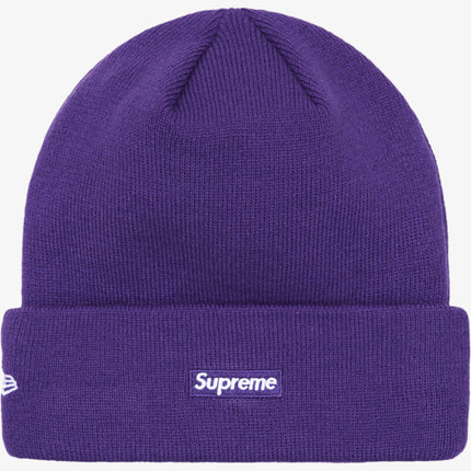 Supreme x New Era Script Beanie Purple (FW24) - SOLE SERIOUSS (2)