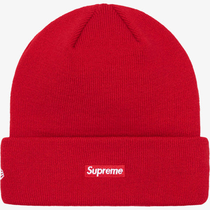 Supreme x New Era Script Beanie Red (FW24) - SOLE SERIOUSS (2)