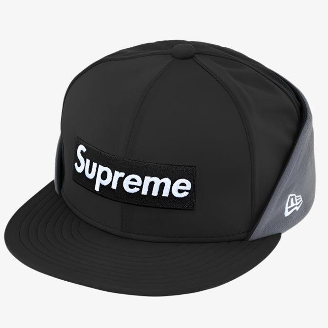 Supreme x New Era WINDSTOPPER Earflap 'Box Logo' Black (FW20) - SOLE SERIOUSS (1)