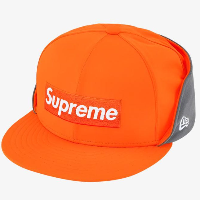 Supreme x New Era WINDSTOPPER Earflap 'Box Logo' Orange (FW20) - SOLE SERIOUSS (1)