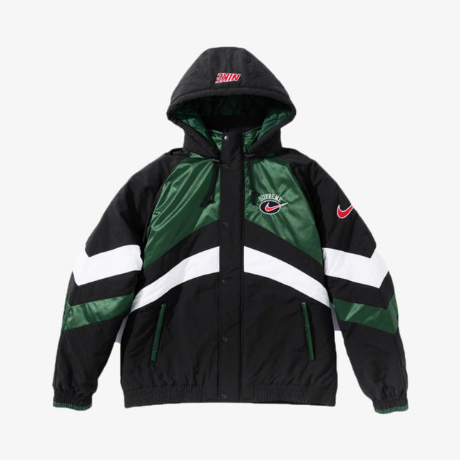 Supreme x Nike Hooded Sport Jacket Green SS19 - SOLE SERIOUSS (1)