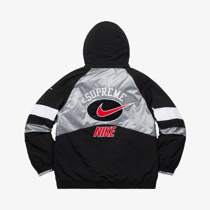 Supreme x Nike Hooded Sport Jacket Silver SS19 - SOLE SERIOUSS (4)