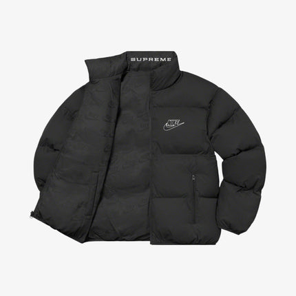 Supreme x Nike Reversible Puffy Jacket Black SS21 - SOLE SERIOUSS (3)