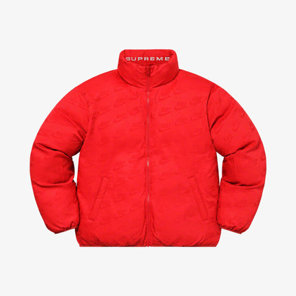 Supreme x Nike Reversible Puffy Jacket Red SS21 - SOLE SERIOUSS (2)