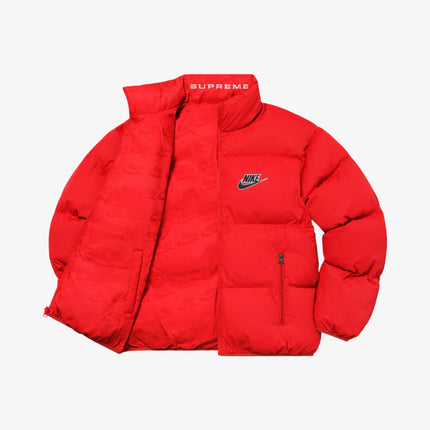 Supreme x Nike Reversible Puffy Jacket Red SS21 - SOLE SERIOUSS (3)