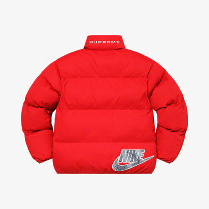 Supreme x Nike Reversible Puffy Jacket Red SS21 - SOLE SERIOUSS (4)