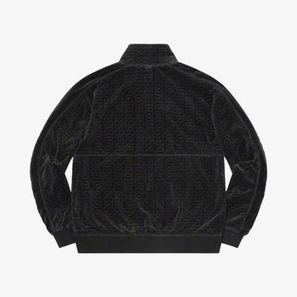 Supreme x Nike Velour Track Jacket Black SS21 - SOLE SERIOUSS (2)