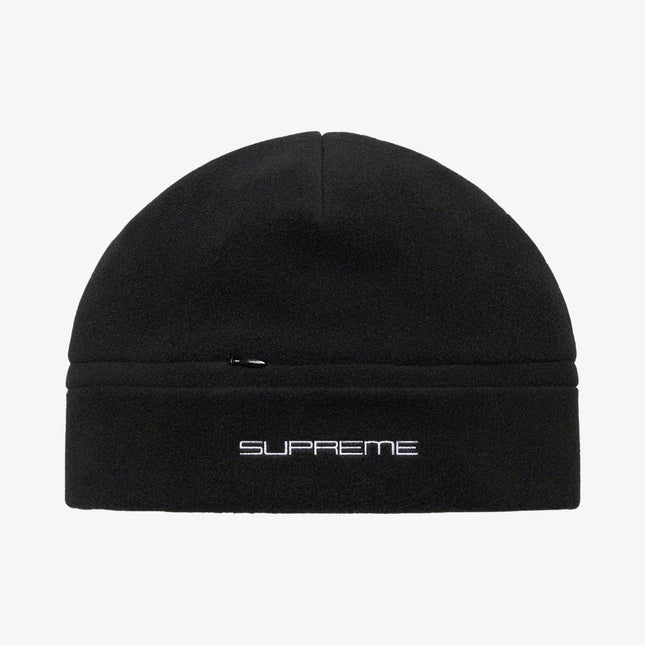 Supreme x Polartec Beanie Black (FW21) - SOLE SERIOUSS (1)