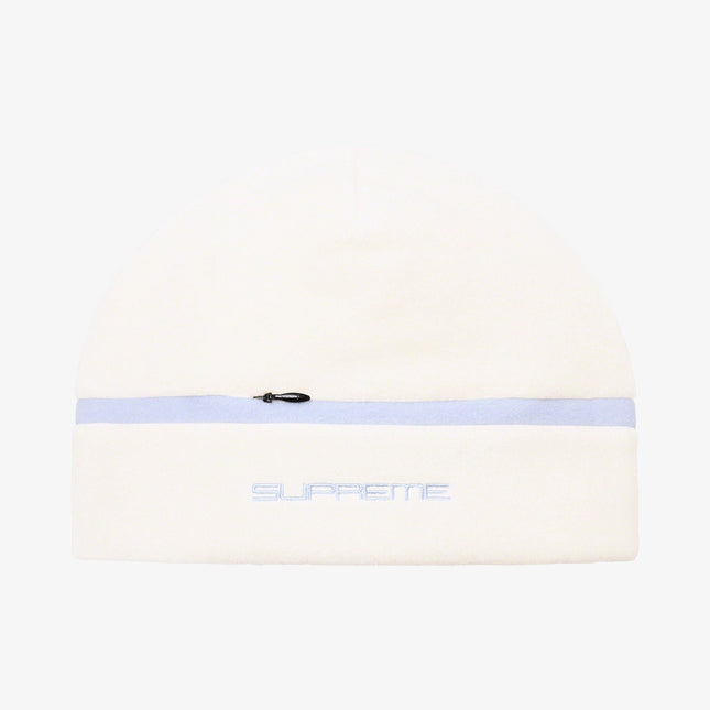 Supreme x Polartec Beanie White (FW21) - SOLE SERIOUSS (1)