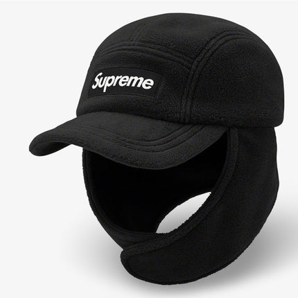 Supreme x Polartec Earflap Camp Cap Black (FW21) - SOLE SERIOUSS (2)