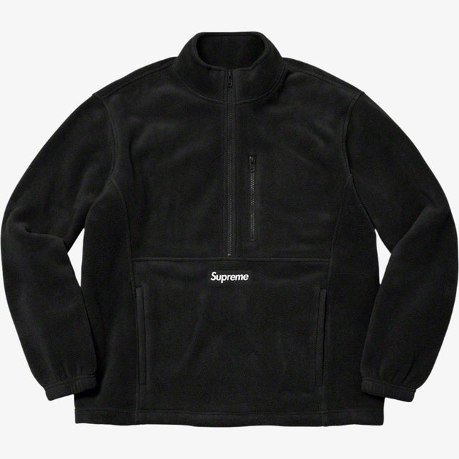 Supreme x Polartec Half Zip Pullover Black (FW21) - SOLE SERIOUSS (1)