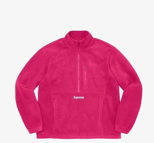 Supreme x Polartec Half Zip Pullover Magneta (FW21) - SOLE SERIOUSS (1)