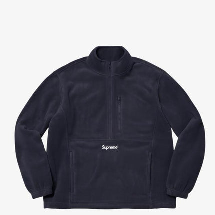 Supreme x Polartec Half Zip Pullover Navy (FW21) - SOLE SERIOUSS (1)