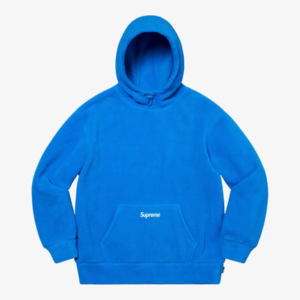 Supreme x Polartec Hooded Sweatshirt Bright Blue FW20 - SOLE SERIOUSS (1)