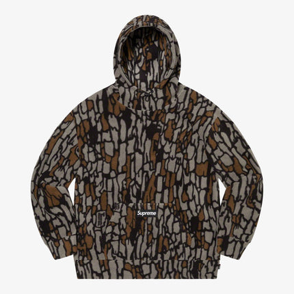 Supreme x Polartec Hooded Sweatshirt Olive Treebark Camo (FW20) - SOLE SERIOUSS (1)