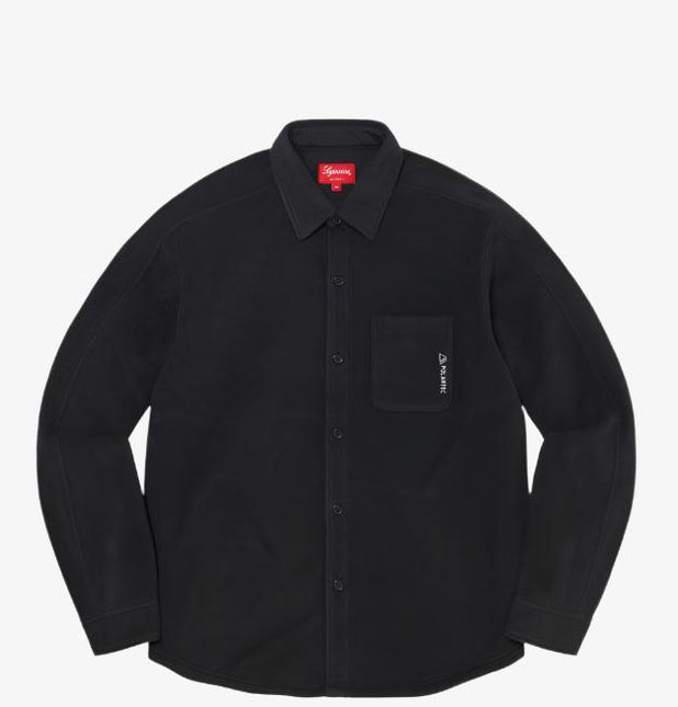 Supreme x Polartec Shirt Black (FW21) - SOLE SERIOUSS (1)