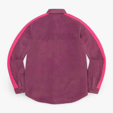 Supreme x Polartec Shirt Light Plum (FW21) - SOLE SERIOUSS (2)