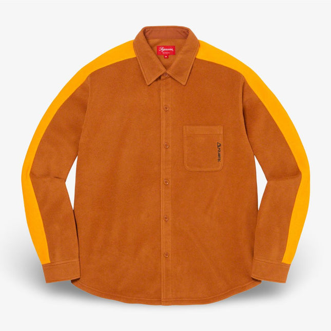 Supreme x Polartec Shirt Rust (FW21) - SOLE SERIOUSS (1)