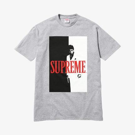 Supreme x Scarface Tee 'Split' Grey (FW17) - SOLE SERIOUSS (1)