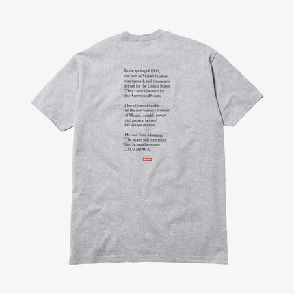 Supreme x Scarface Tee 'Split' Grey (FW17) - SOLE SERIOUSS (2)